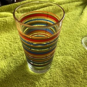 Fiesta drinking glass